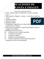 Indicaciones de Radiologia e Imagen