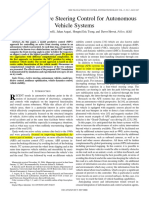 Article of An Active Steering System