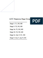 Hepatoma Staging