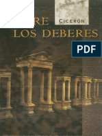 Ciceron Sobre Los Deberes Ed J Guillen