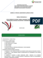 Técnico Laboratorista Quimico Clínico Modulo II