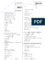 Matemática - Caderno de Resoluções - Apostila Volume 1 - Pré-Vestibular Mat4 Aula03