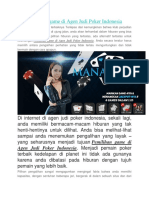 Pemilihan Game Di Agen Judi Poker Indonesia