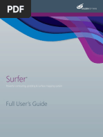 Surfer 14 Users Guide Preview