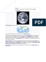 World: This Article Is About The Human Aspects of Our Planet. For Planetary Aspects, See - For Other Uses, See