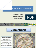 Geocentrismo x Heliocentrismo: teorias históricas do sistema solar