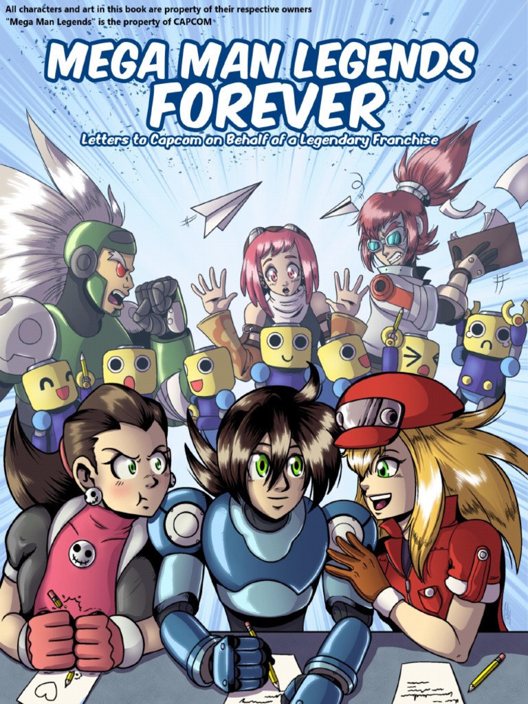 Tribute to Mega Man Legends Fans | PDF | Gaming | Entertainment, image size:768x1024