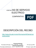 Tarifas de Servicio Electrico