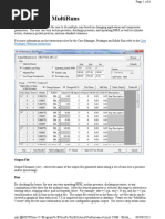 Reciprocating Multiruns: Case Packages Multirun Interaction