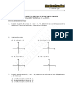 Ec. de La Recta - Sist. de Ecuaciones - Ec. Vectorial de La Recta