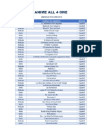 Lista de Animes - Camador215