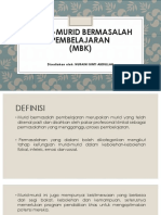 Murid-Murid Bermasalah Pembelajaran