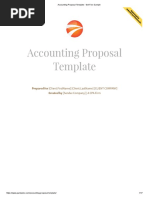 Accounting Proposal Template - Sample