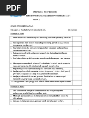 Soalan Pjk Pdf