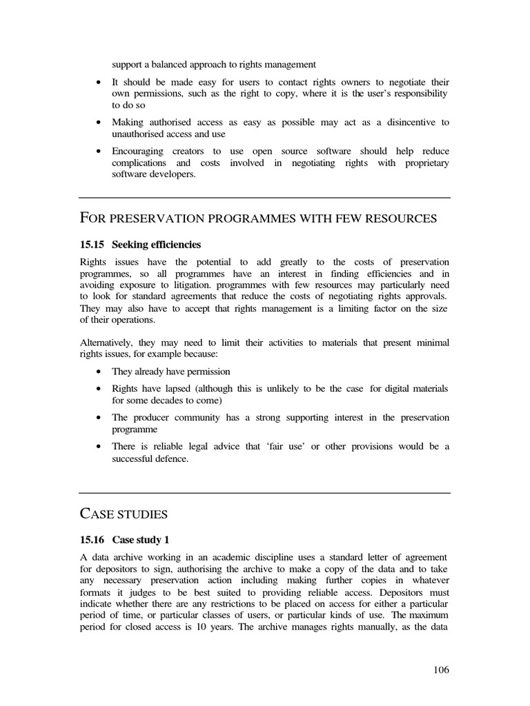 Efficient Rights Management Strategies | PDF | Business | Finance ...