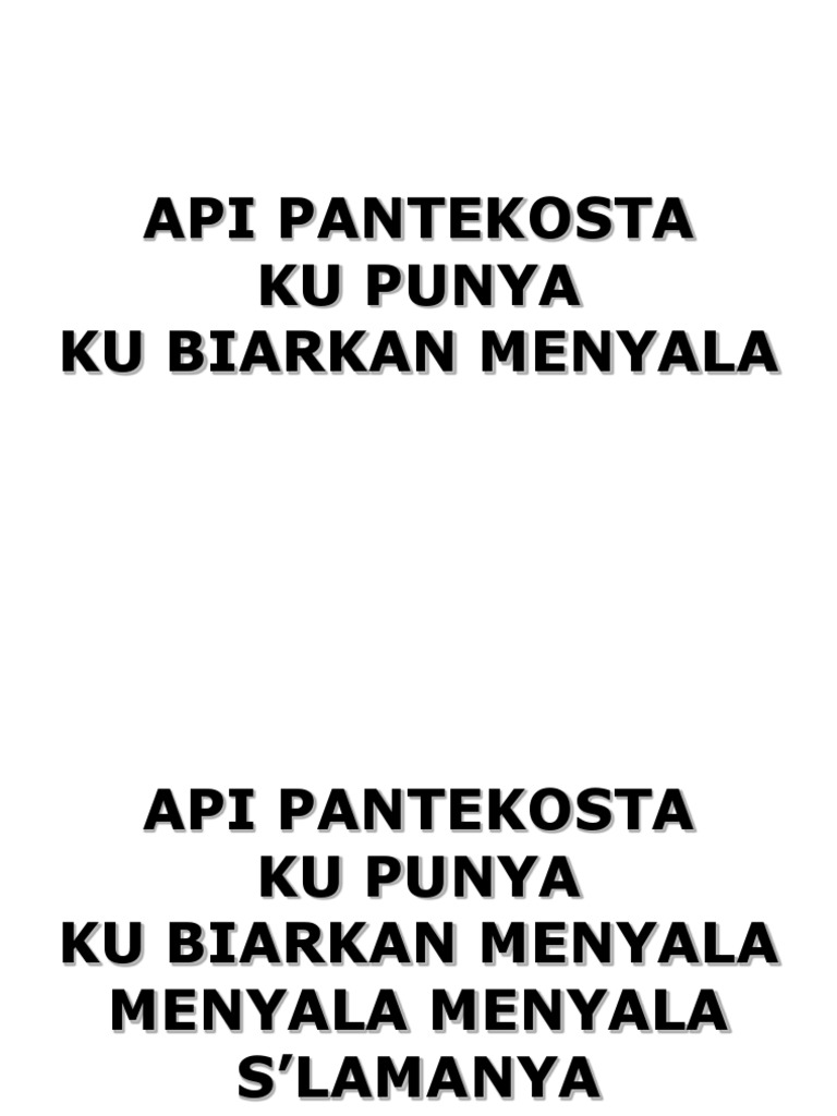 Api Pantekosta Ku Punya