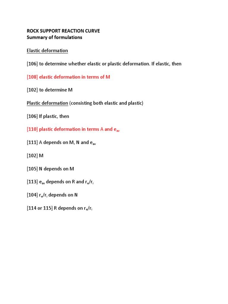 Rock Support Examples Supplement | PDF | Deformation (Engineering ...