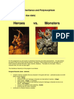 Heroes vs. Monsters: Assignment - Inheritance and Polymorphism 75 Points (See Canvas For Due Date)
