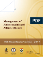 8 CPG - Management of Rhinosinusitis and Allergic Rhinitis