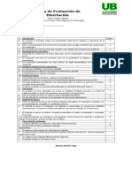 Pauta de Evaluacion Disertacion