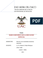 Historia de La Educacion Especial 1 PDF