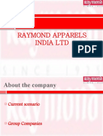 Raymond Apparels India LTD