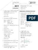 Matemática - Caderno de Resoluções - Apostila Volume 4 - Pré-Universitário - mat1 aula18