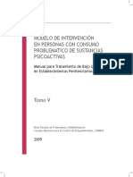 Manual de Intervención en Personas Con Consumo Problemático de Sustancias Psicoactivas (CONACE-2009)