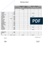 Field Expenses Form