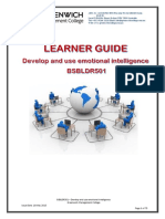 Learner Guide - Develop and Use Emotional Intelligence - BSBLDR501