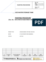 Painting Procedure: Service Water Storage Tank