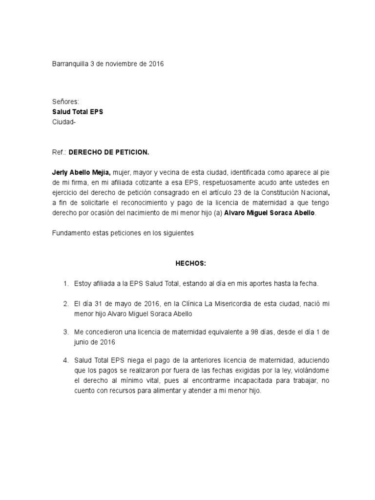 Carta De Excusa A Jurado Electoral Pilihlah N