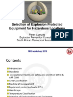 Selection of Explosion Protected Equipment For Hazardous Loctions