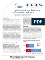 Parental Involvement and Academic Performance in Ghana: by Gina Chowa, David Ansong, & Isaac Osei-Akoto