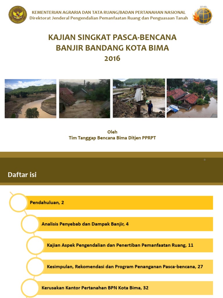 Laporan Tanggap Bencana Banjir Bima ATR1 pdf Laporan Tanggap Bencana Banjir Bima ATR1 pdf