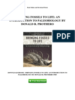 Bringing Fossils To Life An Introduction To Paleobiology by Donald R Prothero