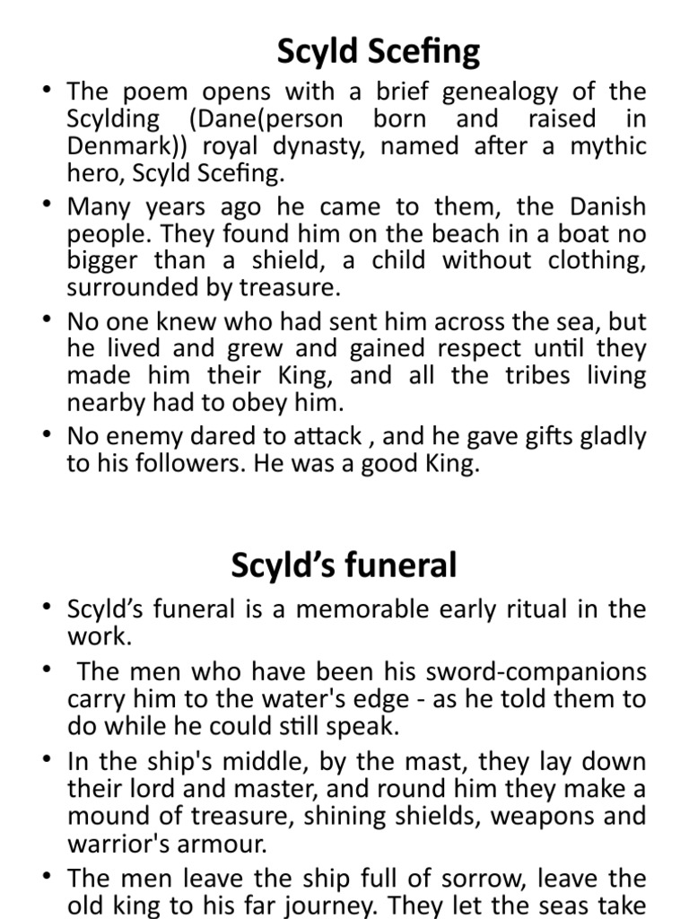 beowulf essay summary