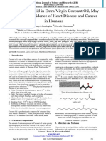 Dodecanoic -Acid in Extra Virgin Coconut Oil, May Reduce the Incidence of Heart Disease and Cancer in Humans - Somayeh Zaminpira - Sorush Niknamian