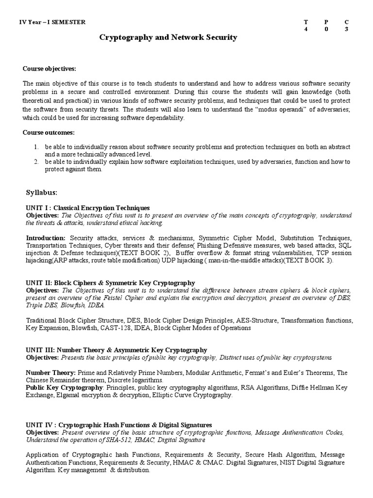 R13 Cse 4th Syllabus | PDF | Computer Forensics | Databases