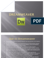 Dream Weaver Diapositivas de Kevin Vasquez Saavedra