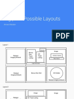 Digipak- Possible Layouts