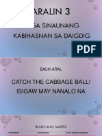 Aralin 3 A.mga Lundayan NG Sinaunang Kabihasnan 2