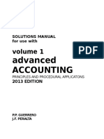 Advanced Accounting: Solutions Manual For Use With