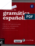 Cuaderno de La Gramatica Espanola  niveles A1-B1