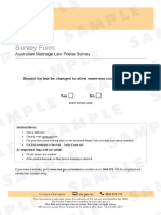 ABS Postal Survey Form