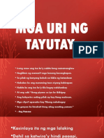 Mga Uri NG Tayutay