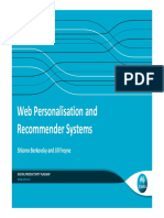 Recommendation Personalization Tutorial
