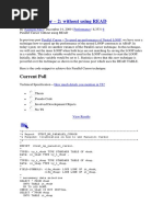 Parallel Cursor - 2: Without Using READ: Current Poll