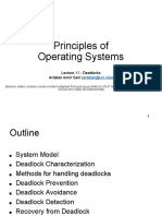 Principles of Operating Systems: Lecture 11 - Deadlocks Ardalan Amiri Sani