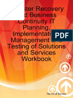 Disaster Recovery and Business Continuity IT Planning, Implementation, Management and Testing of Solutions and Services Workbook